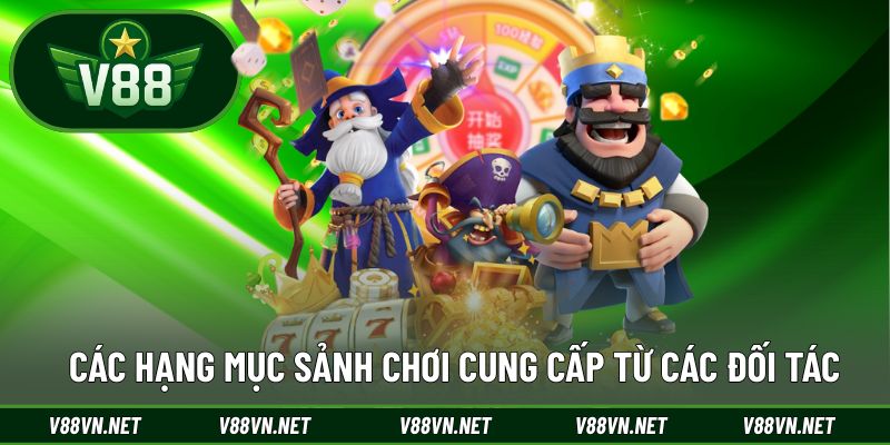 V88 | CỔNG GAME QUỐC TẾ TOP 1 THỊ TRƯỜNG CHÂU Á 33 Các hạng mục sảnh chơi được cung cấp từ các đối tác quốc tế VB88